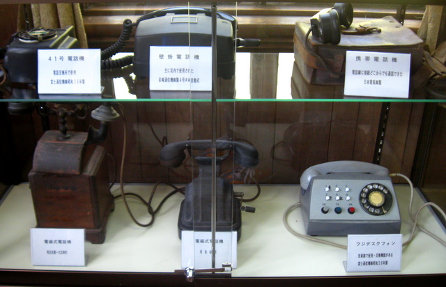 Telephones through the ages.